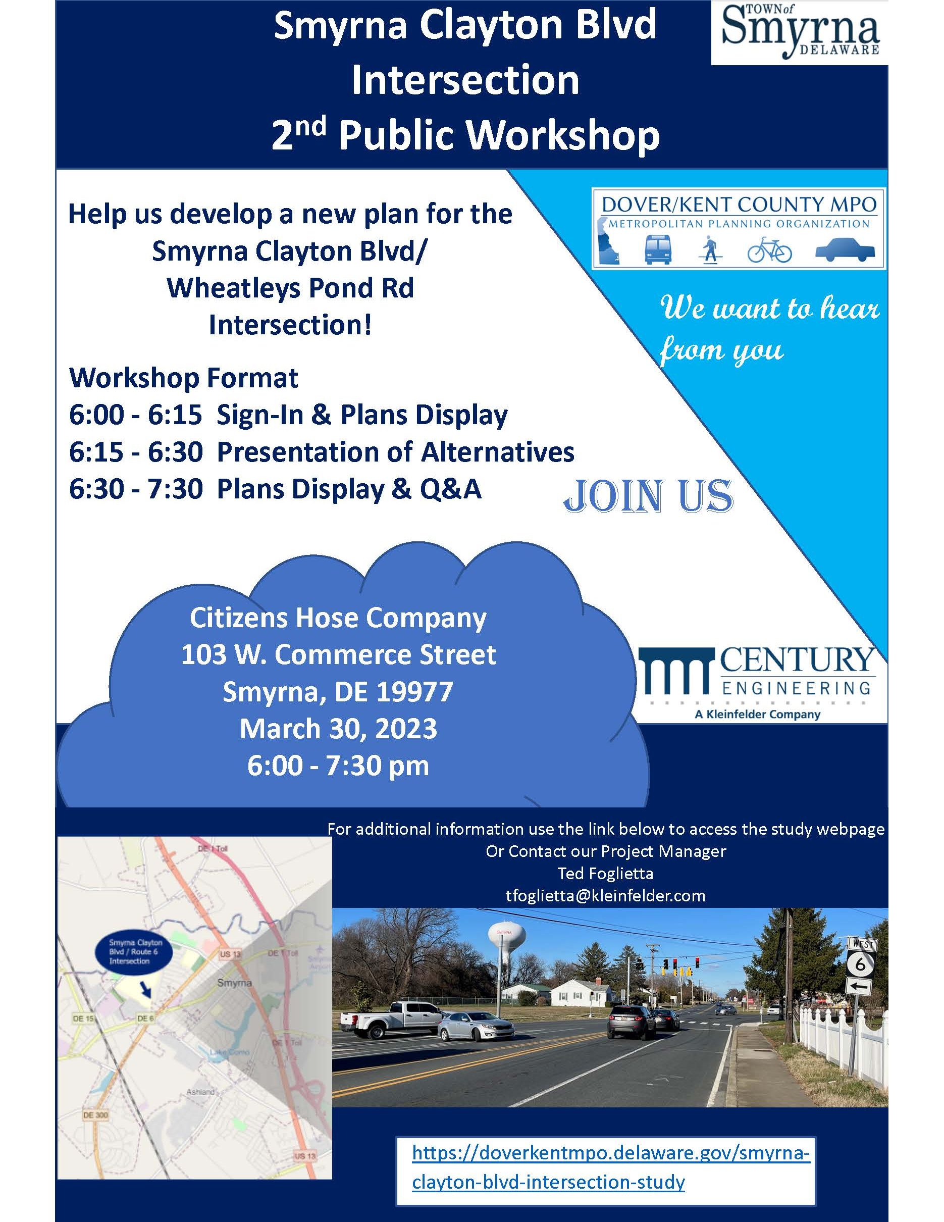 Smyrna Clayton Blvd Intersection Study - Dover Kent MPO - Get Your ...